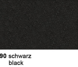 Ursus Moosgummi, Schwarz, 20,4 × 30,8 cm, 2 mm, 10 Stk., 8350090