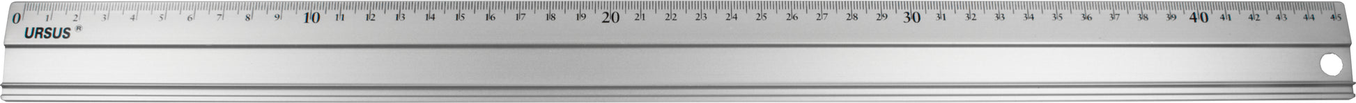 Ursus Lineal – Aluminium – 47 cm – Tuschekante, rutschfest, Facette
