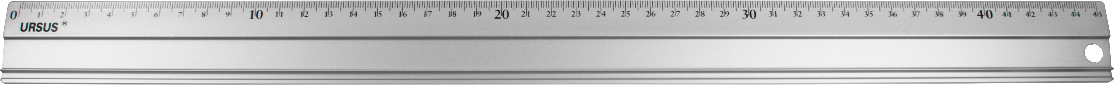 Ursus Lineal – Aluminium – 47 cm – Tuschekante, rutschfest, Facette