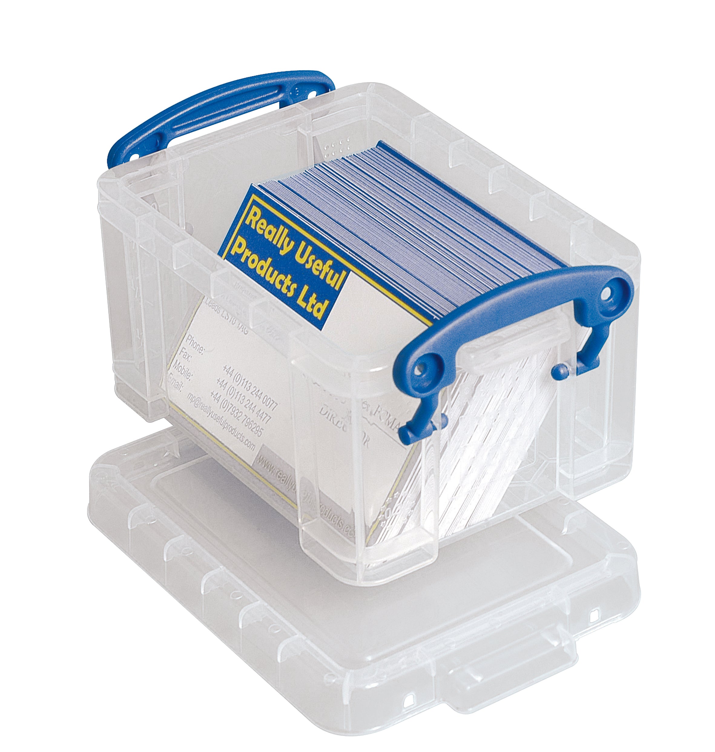Usefulbox Aufbewahrungsbox – 0,3 l, stapelbar, transparent, Polypropylen (PP), B 85 × H 65 × T 123 mm