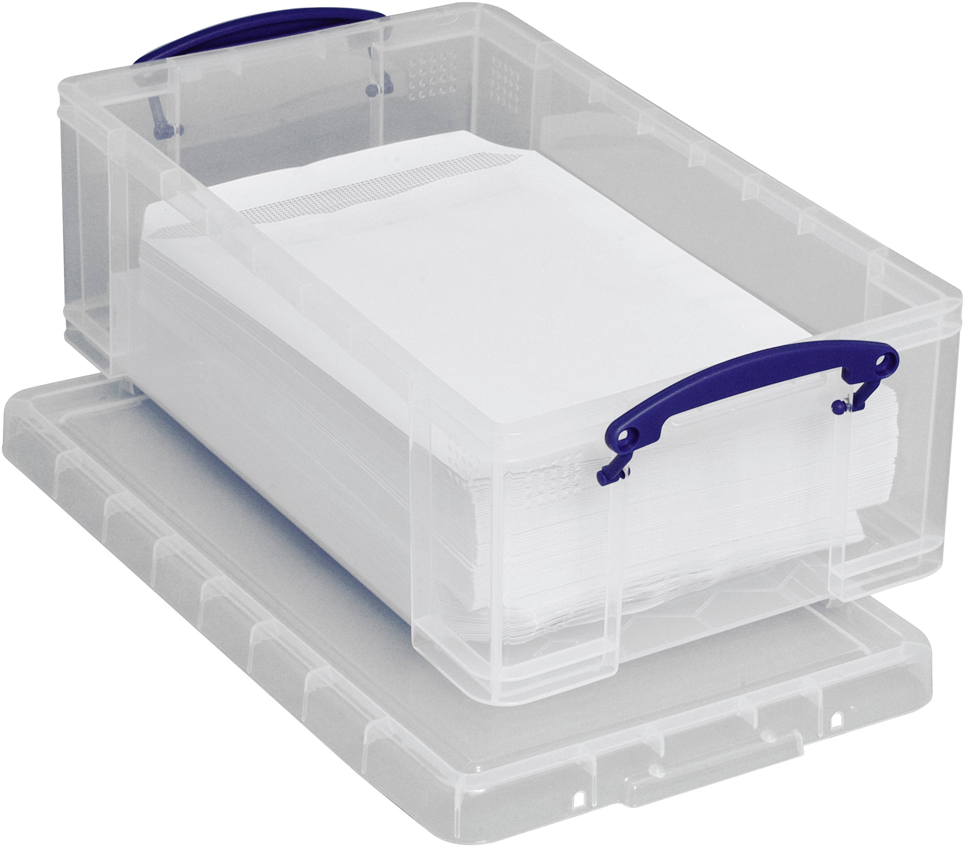 Usefulbox Aufbewahrungsbox 12 l – Polypropylen – Transparent – 270 × 160 × 460 mm