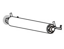 Zebra Einzugsrollen-Kit 105910-150 – für TLP 2824 Plus, Schwarz, Metallisch