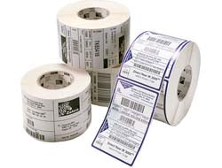 Zebra Druckeretiketten Z-Ultimate 3000T, 57 mm × 38 mm, silber, Polyester, selbstklebend, 8 Rollen