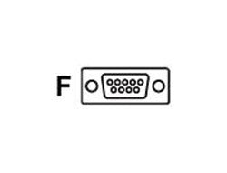 Datalogic RS-232-Kabel – CAB-459 – 9-polig, Weiblich-zu-Weiblich, Spiralförmig – 3,6 m