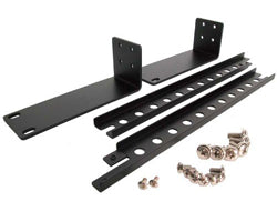 StarTech.com 1U Rack-Montageschelle – Schwarz, Schrauben enthalten – für StarTech.com SV431