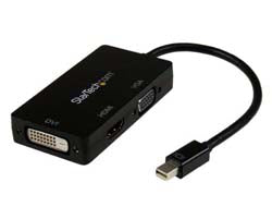 StarTech.com Mini DisplayPort Multiport-Adapter – VGA + DVI + HDMI
