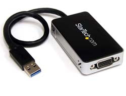 StarTech.com Slim USB-A zu VGA Adapter – 1920 × 1200 – USB 3.2 Gen 1 – 6,2 cm – für Windows