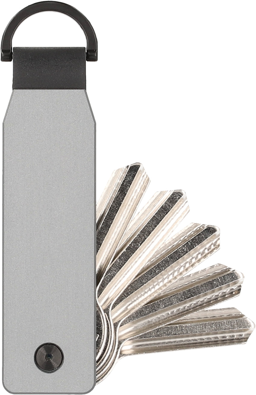 Valenta Schlüssel-Organizer 588935 – Platz für bis zu 6 Schlüssel, Aluminium, Grau
