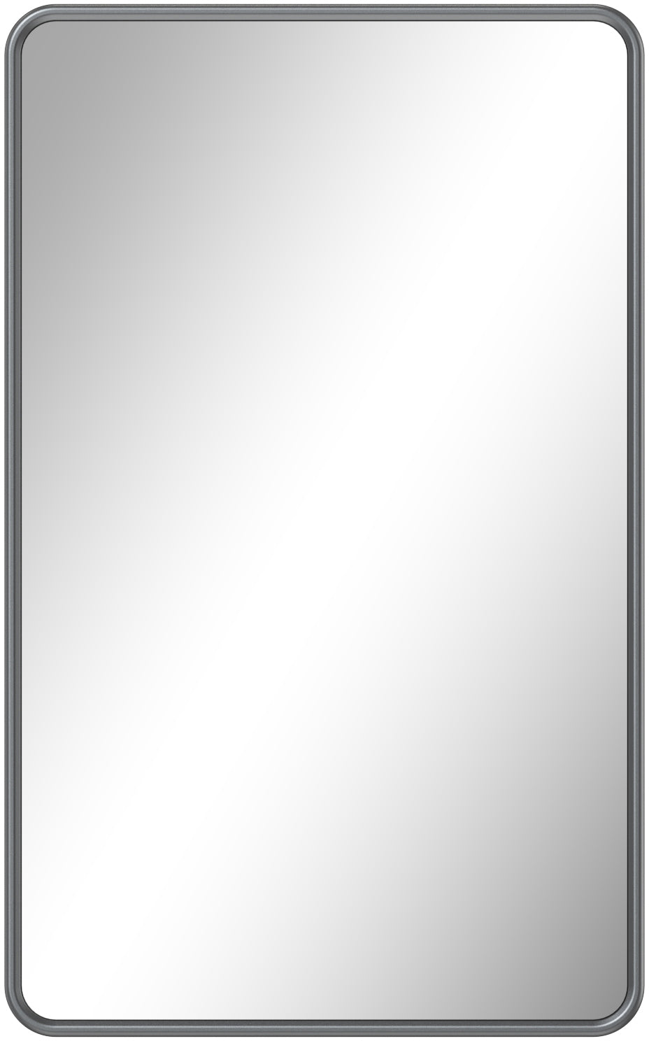 Valenta MagSafe Mirror 589642 – Kartenhalter – RFID-Schutz, Aluminium – für iPhone (MagSafe) – Grau