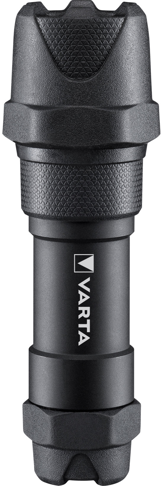 Varta Taschenlampe Indestructible F10 Pro – 300 lm, 183 m, IP67, 3× AAA – Schwarz
