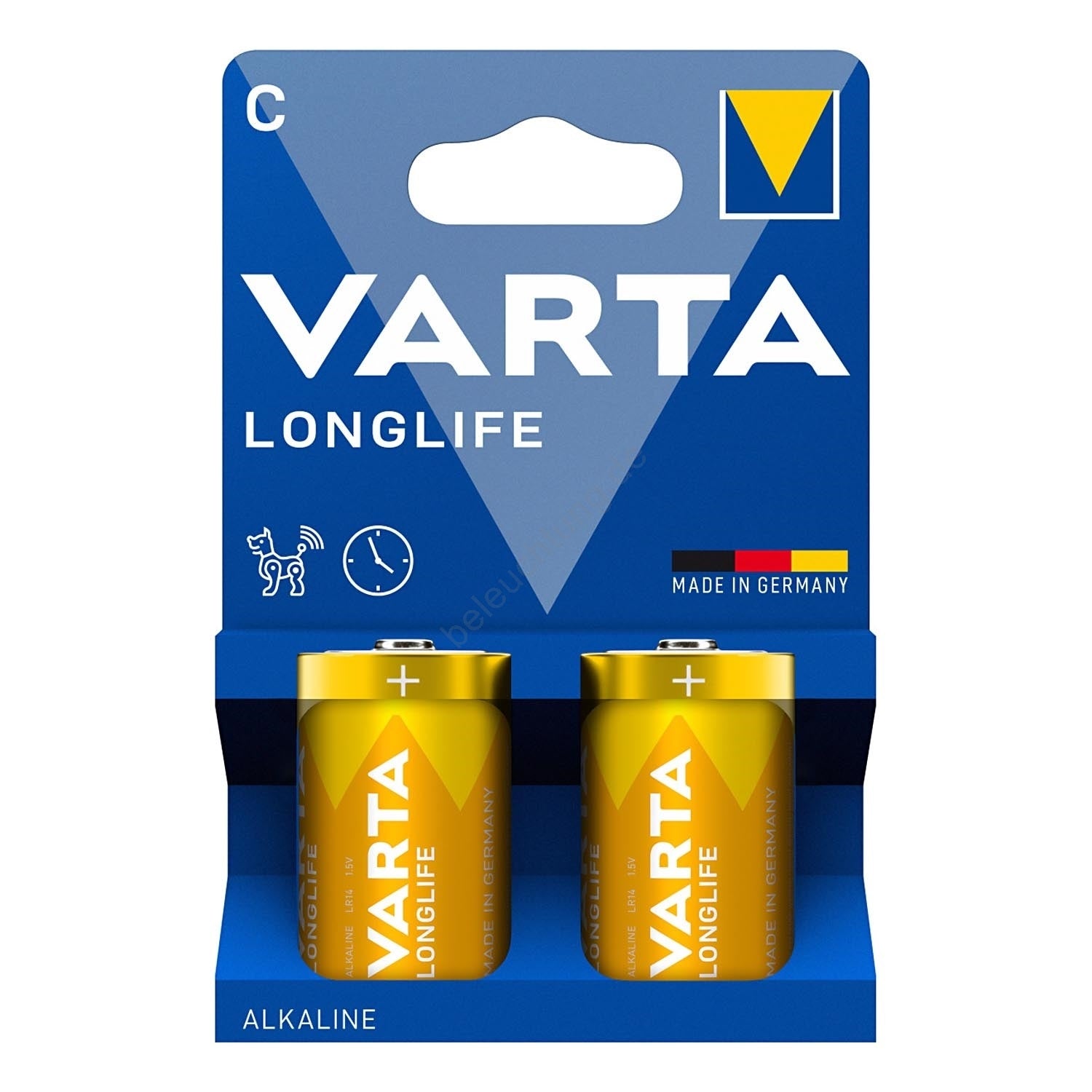 Varta C Batterien, Alkaline, 1,5 V – 2 Stk.
