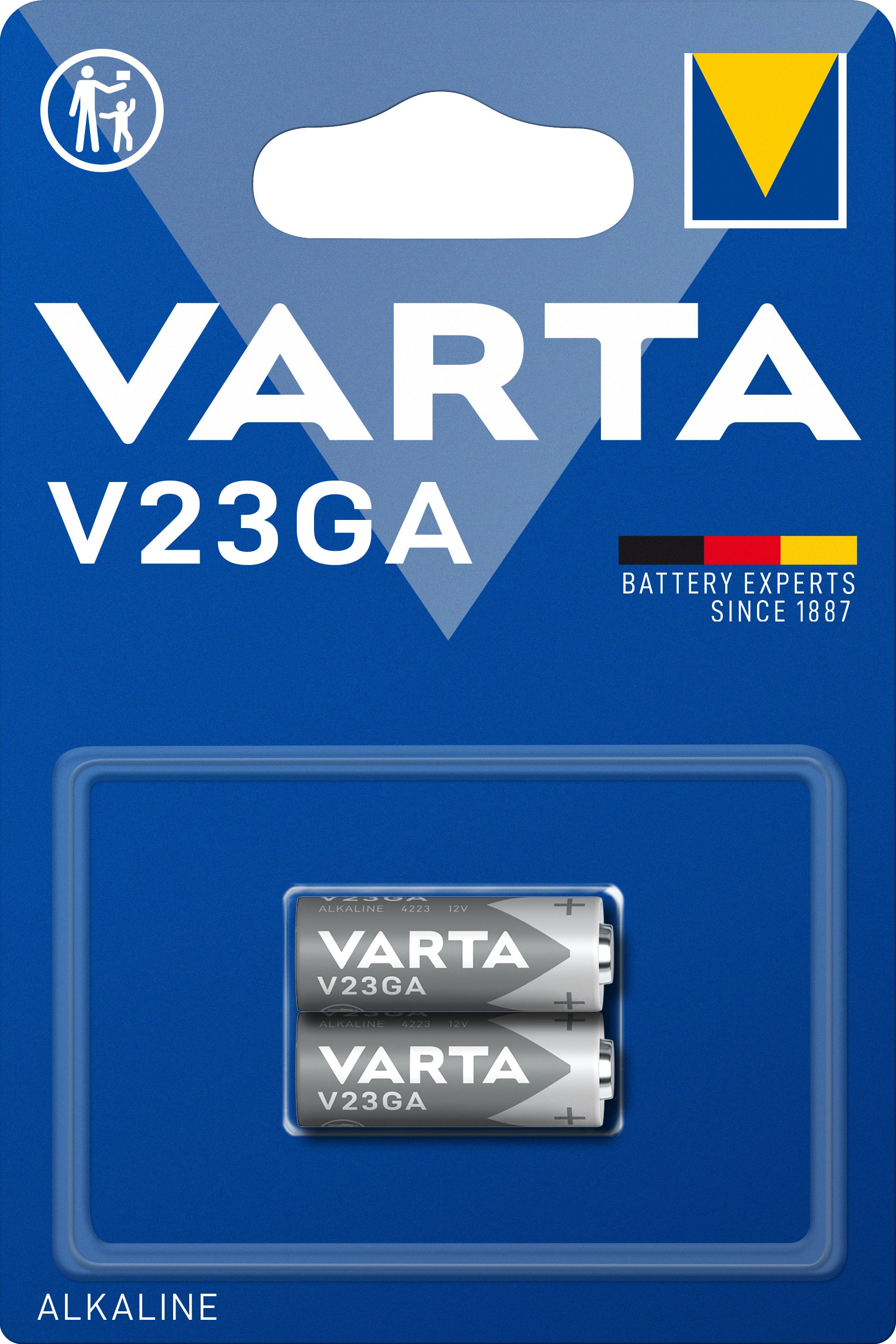 Varta A23 Batterien – Alkaline, 12 V – 2 Stk.