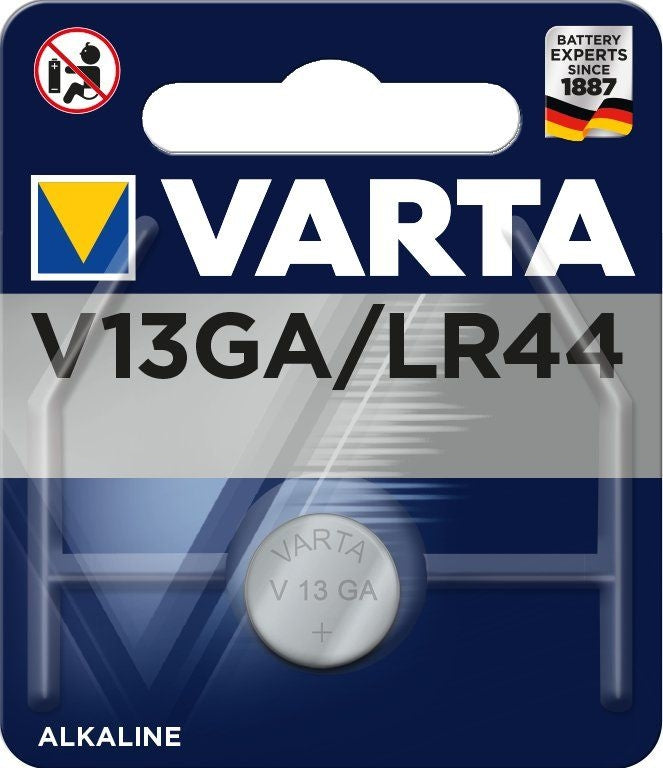 Varta Knopfzelle LR44, Alkaline, 1,5 V – 1 Stk.