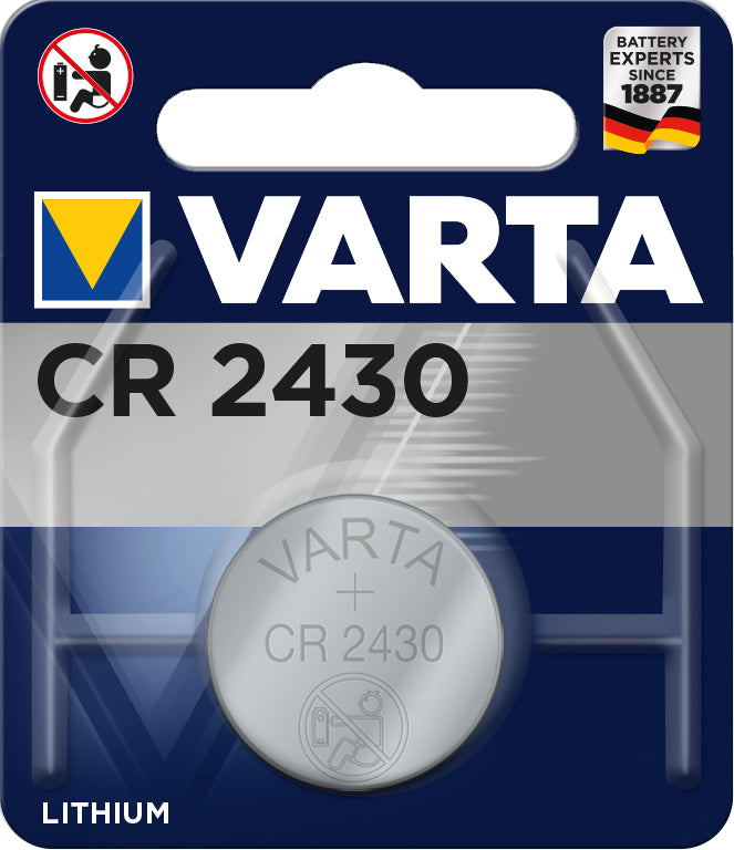 Varta Knopfzelle CR2430, Lithium, 3 V – 1 Stk.