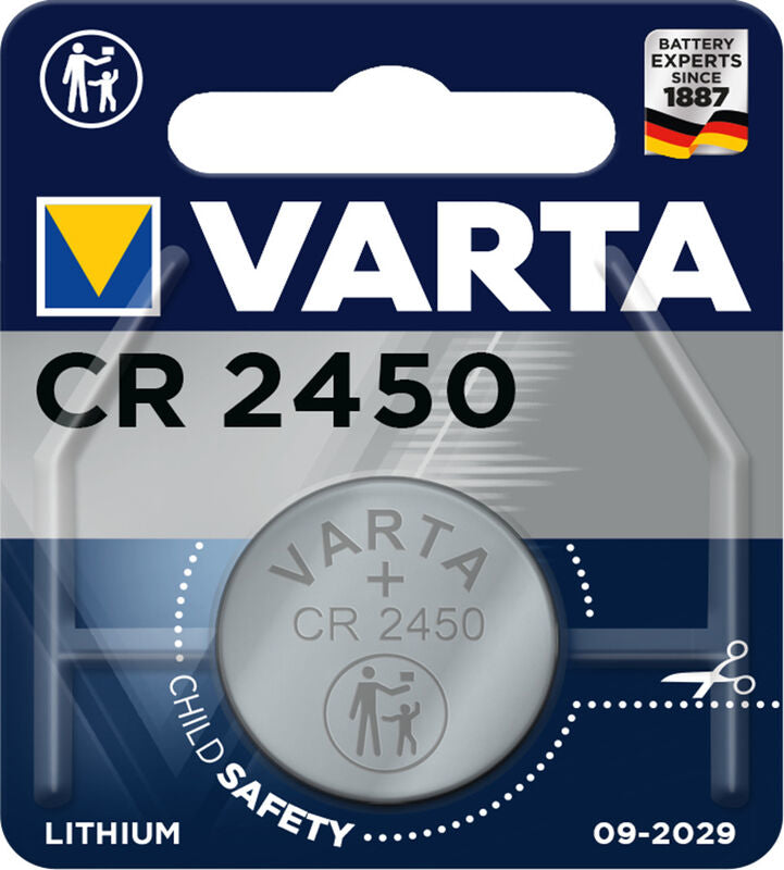 Varta Knopfzelle CR2450, Lithium, 3 V – 1 Stk.