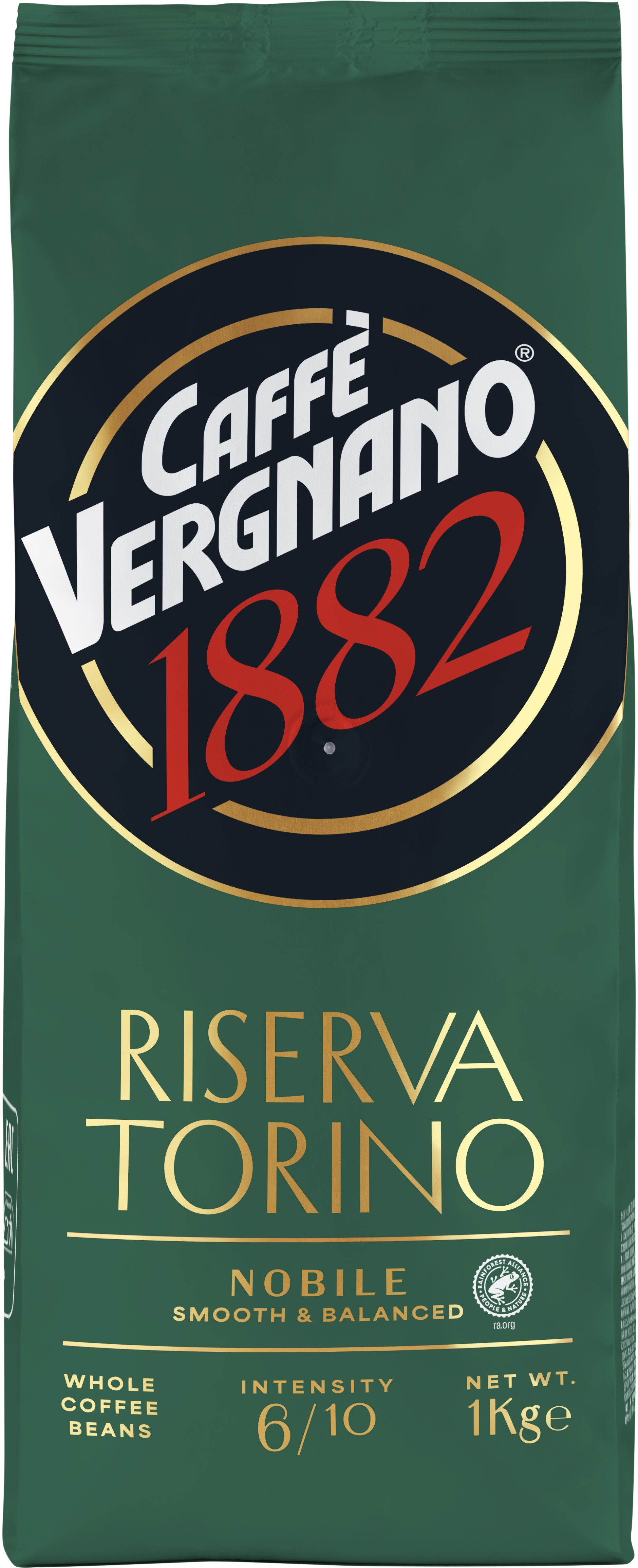 Vergnano Riserva Torino Nobile – Bohnenkaffee – Arabica/Robusta, 1 kg