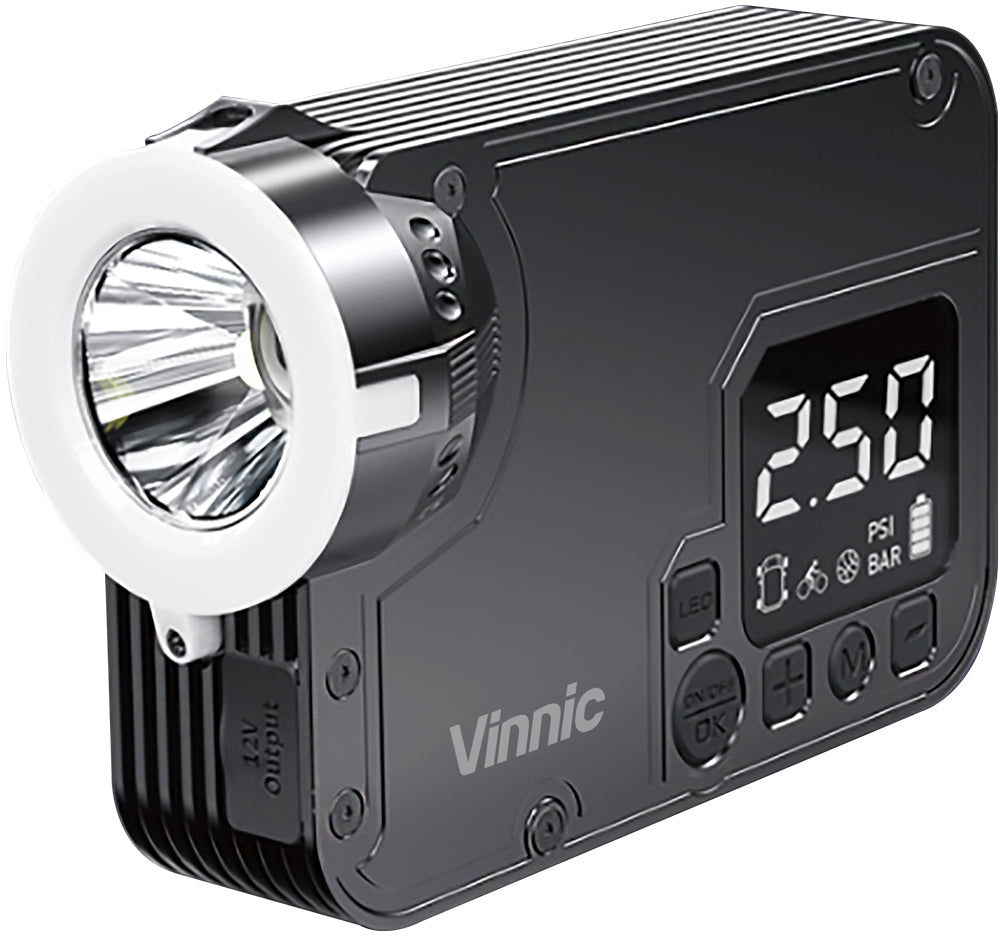 Vinnic VPCA-A9BK Jumpstarter Powerbank 8'000 mAh – 1× USB-C (Eingang), 1× USB-A, schwarz