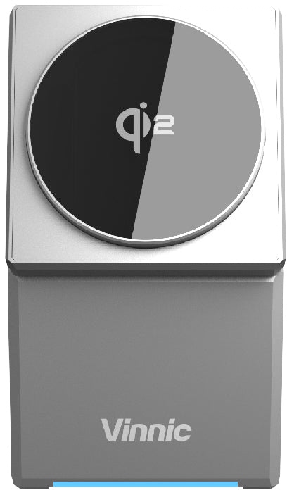 Vinnic OWL PEAK 3-in-1 Ladeständer – Qi2 – 15 W/2,5 W/2,5 W – für iPhone/Apple Watch/AirPods