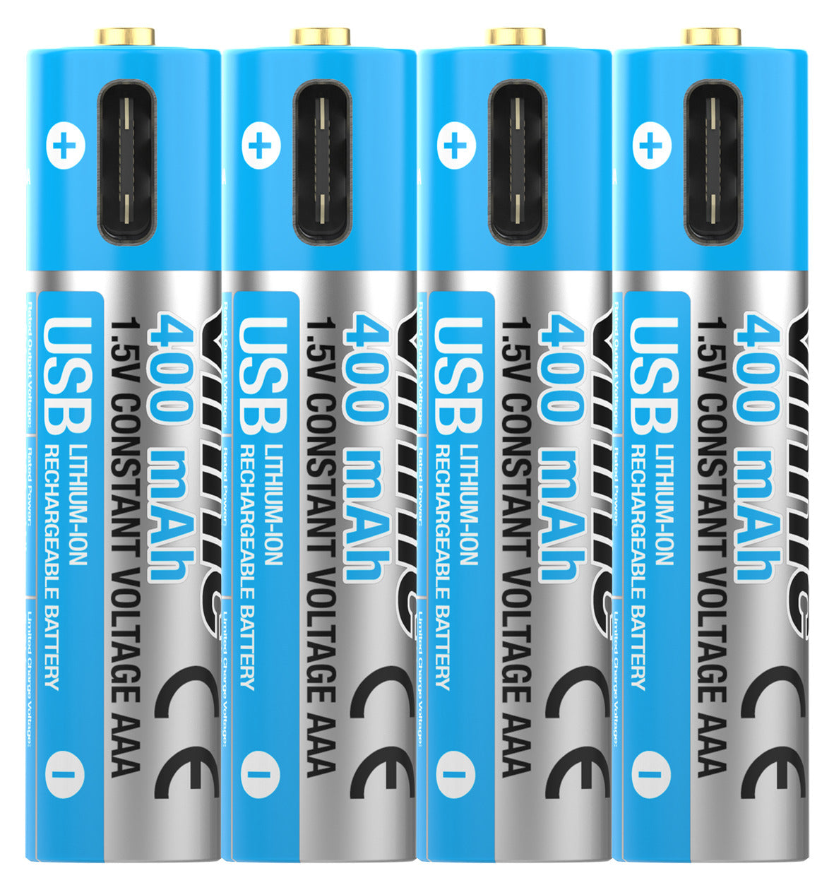 Vinnic AAA Akkus, Li-Ion, 400 mAh – 4 Stk.