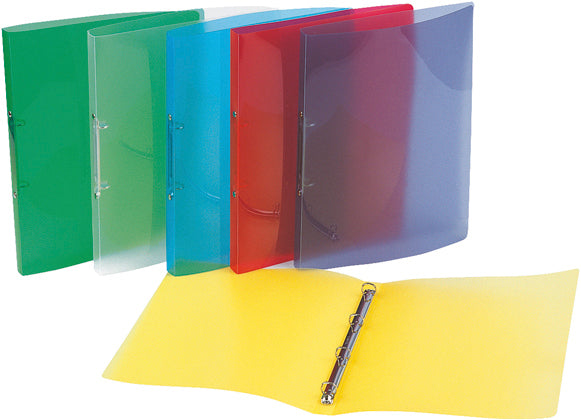 Viquel Ringbuch – 4-Ring – für A4 – Rückenbreite 2,7 cm – Transparent