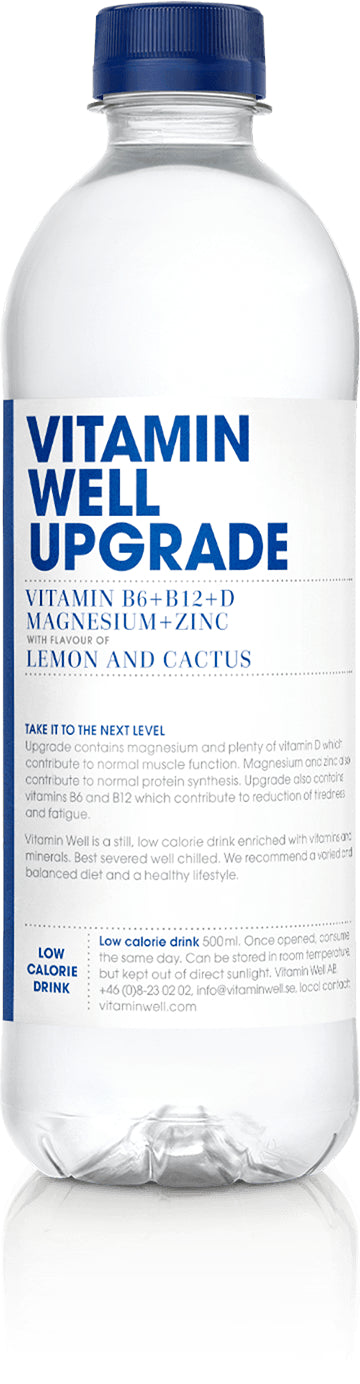 Vitamin Well – Vitaminwasser Upgrade, Zitrone & Kaktus – 5 dl