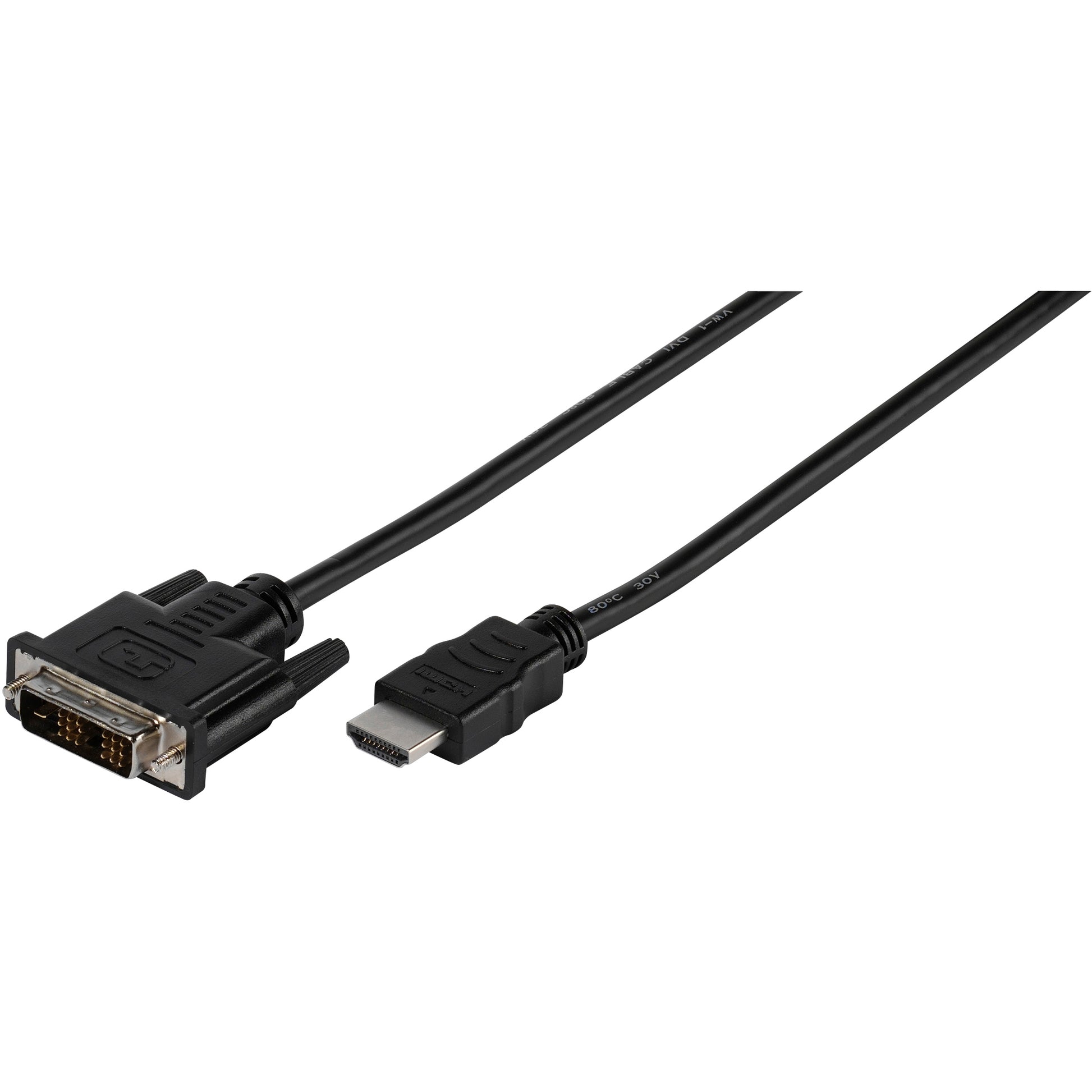 Vivanco HDMI auf DVI Kabel – 2 m – für HDTV