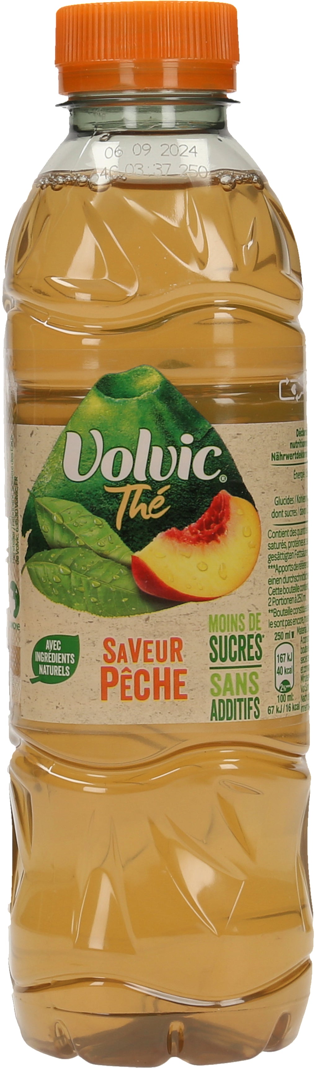 Volvic Pfirsich Eistee – 6 × 500 ml