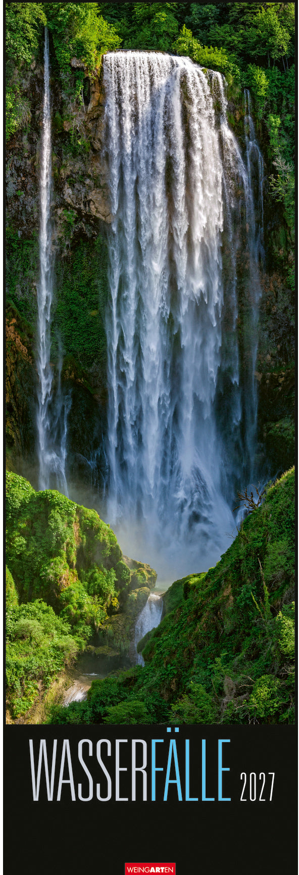 Weingarten Wasserfälle – Bildkalender 2027 – 36 × 104 cm