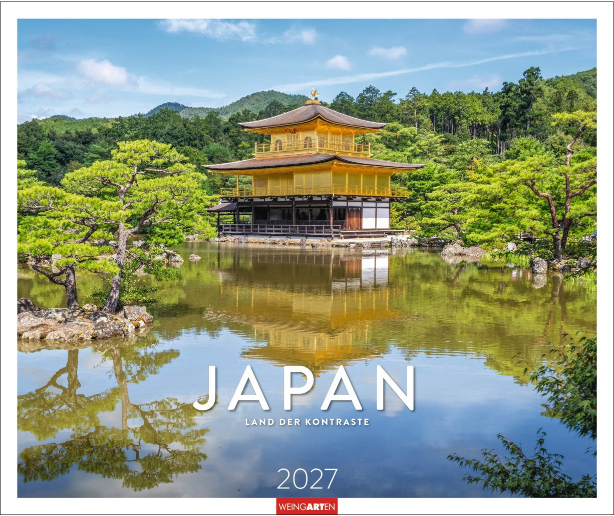 Weingarten Japan – Bildkalender 2027 – 55 × 46 cm – 1 Monat/Seite