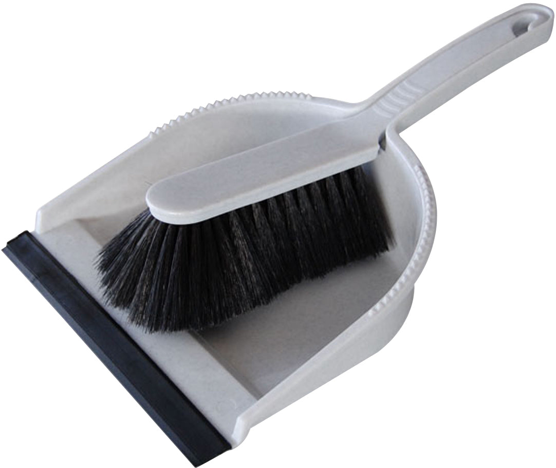 Weitaclean Kehrgarnitur Profi – 23 cm, Rosshaarmischung, Polypropylen (PP), mit Gummilippe, Länge 35 cm