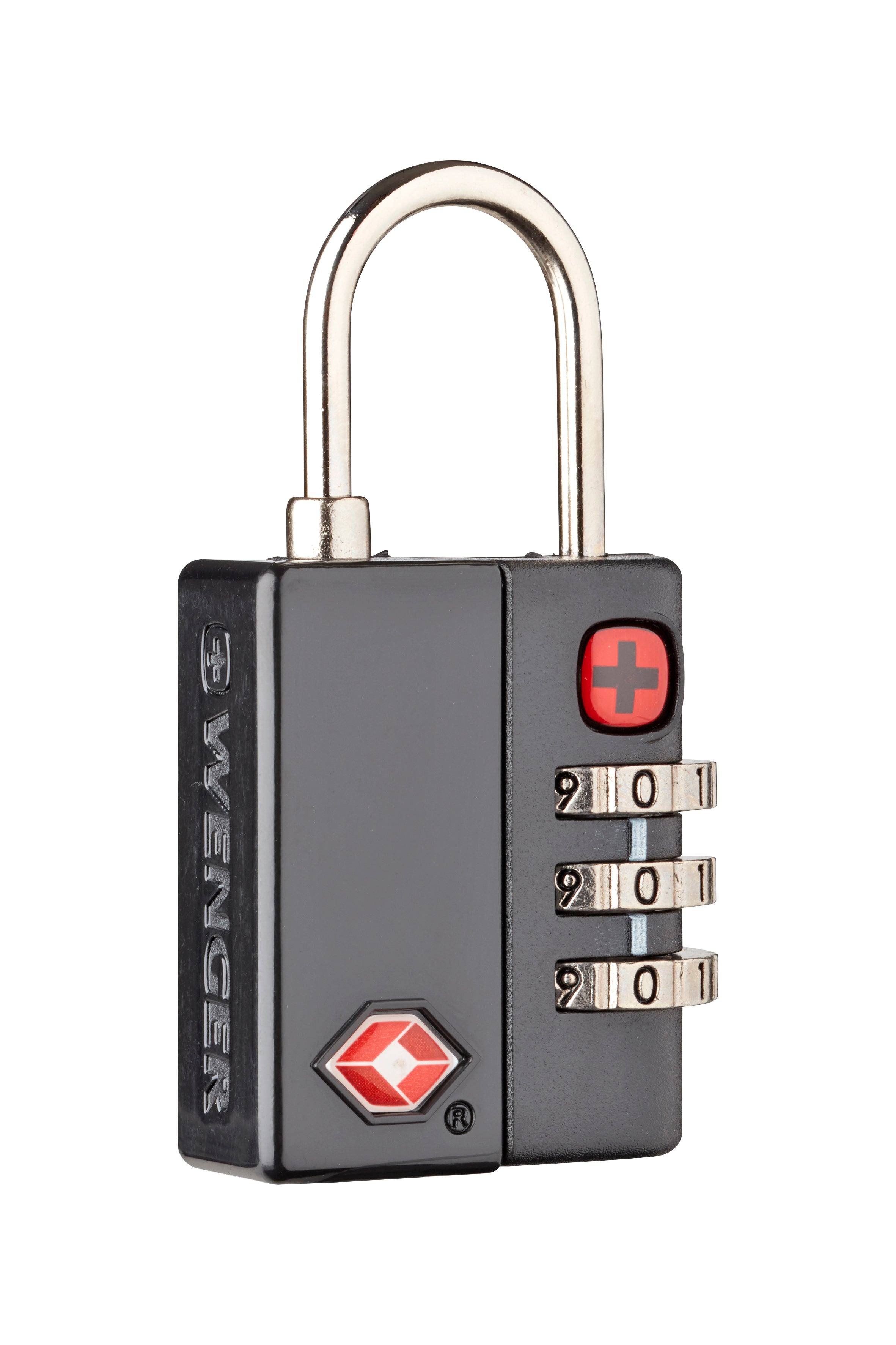 Wenger/SwissGear Wenger – TSA Gepäckschloss – 3-stelliges Zahlenschloss, Travel Sentry zertifiziert – Modell 604563 – 35 g