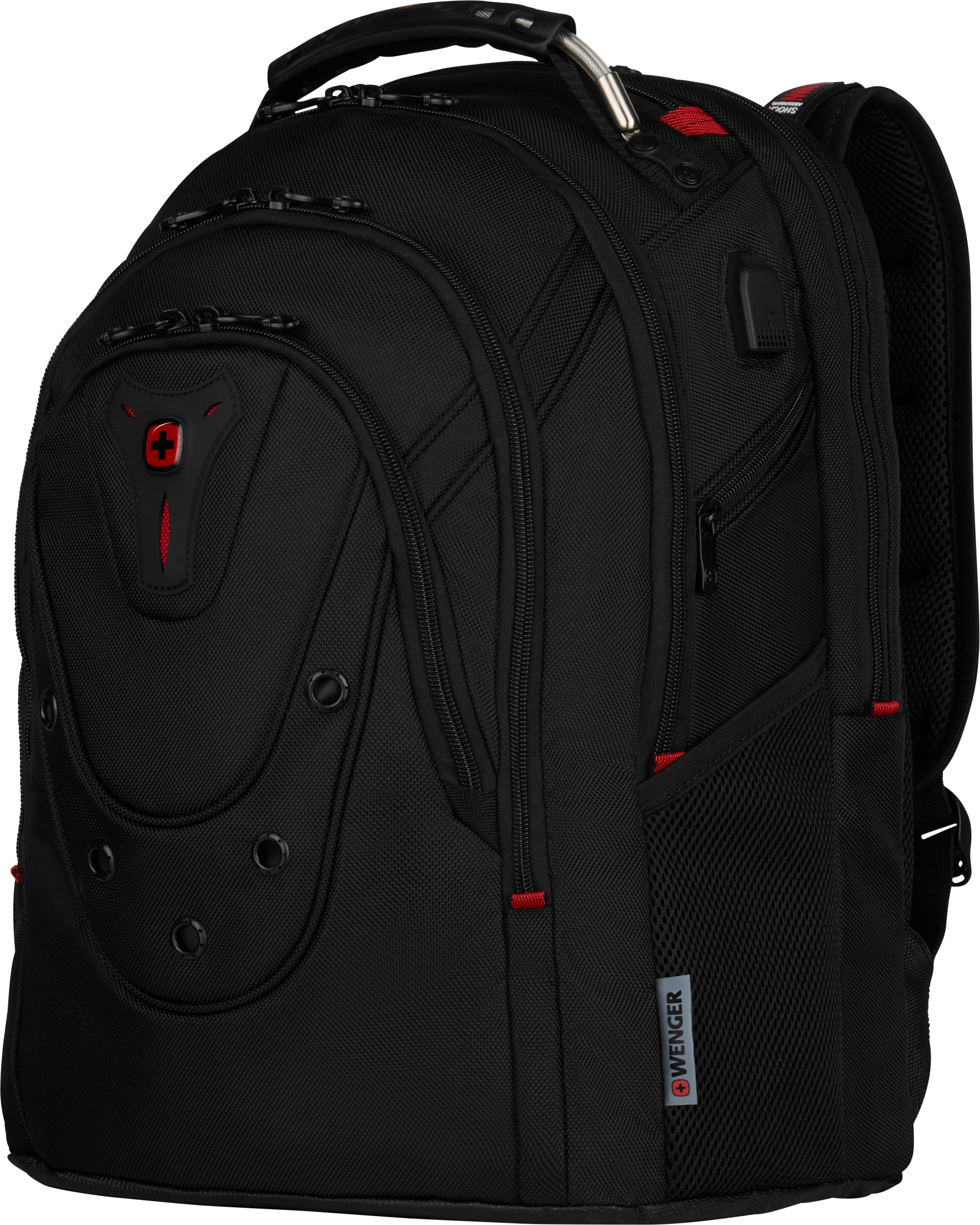 Wenger/SwissGear Wenger Ibex Ballistic Deluxe Notebook-Rucksack bis 16" – SmartCharge USB, Gepolstertes Tablet-Fach