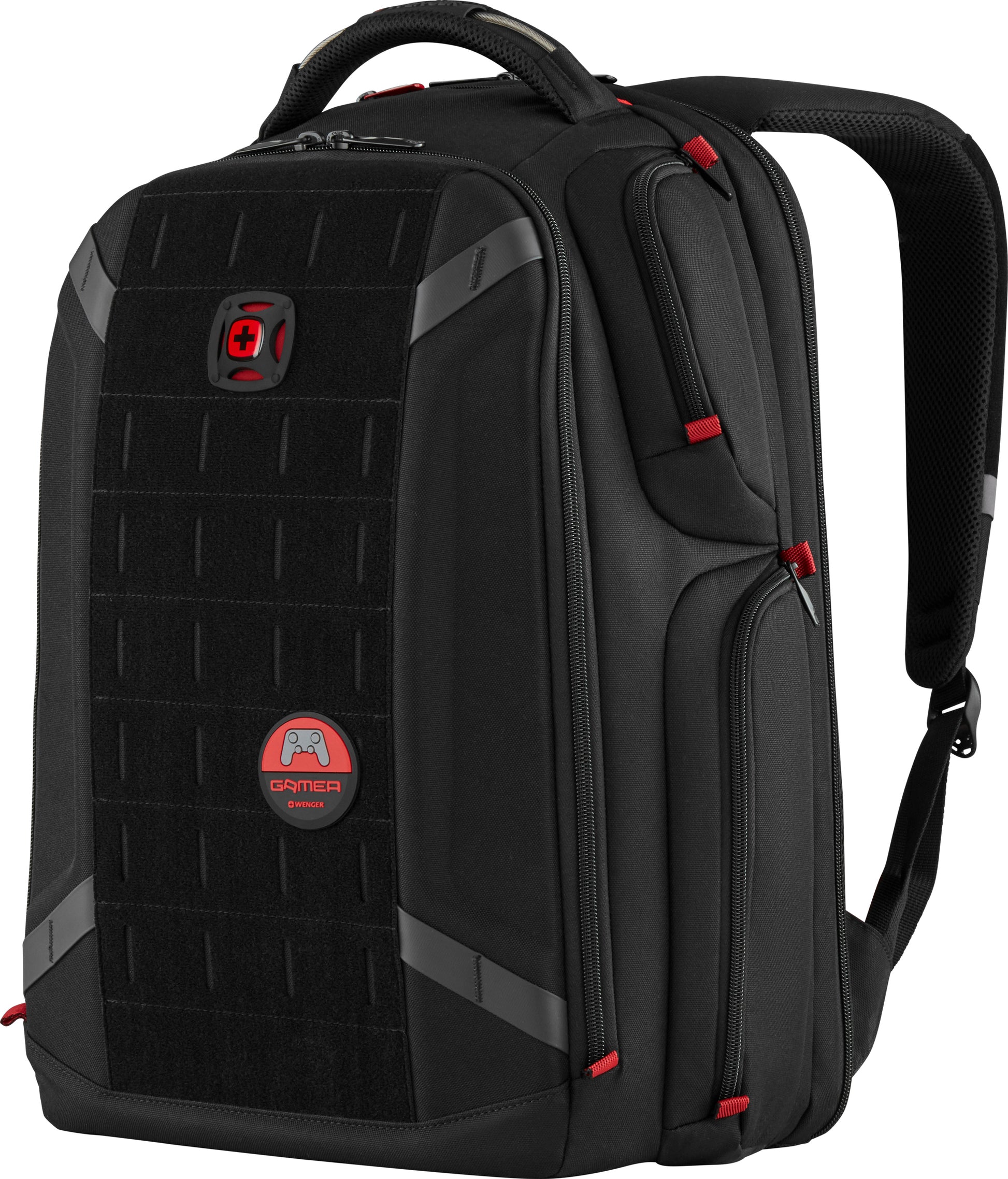 Wenger/SwissGear Wenger Gaming-Notebook-Rucksack PlayerOne – für 17,3", mit USB-Anschluss, mit Headset-Fach