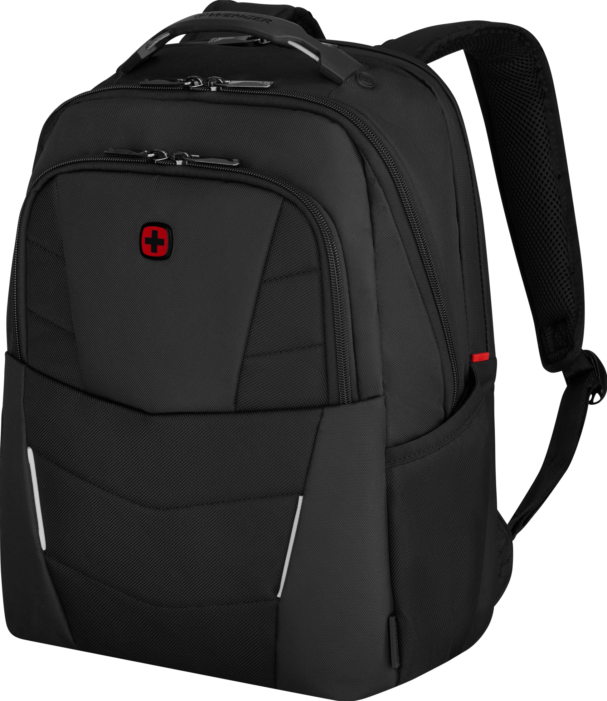 Wenger/SwissGear Wenger Altair Laptop-Rucksack – für 15,6", mit Tablet-Fach, rPET-Polyester – Schwarz
