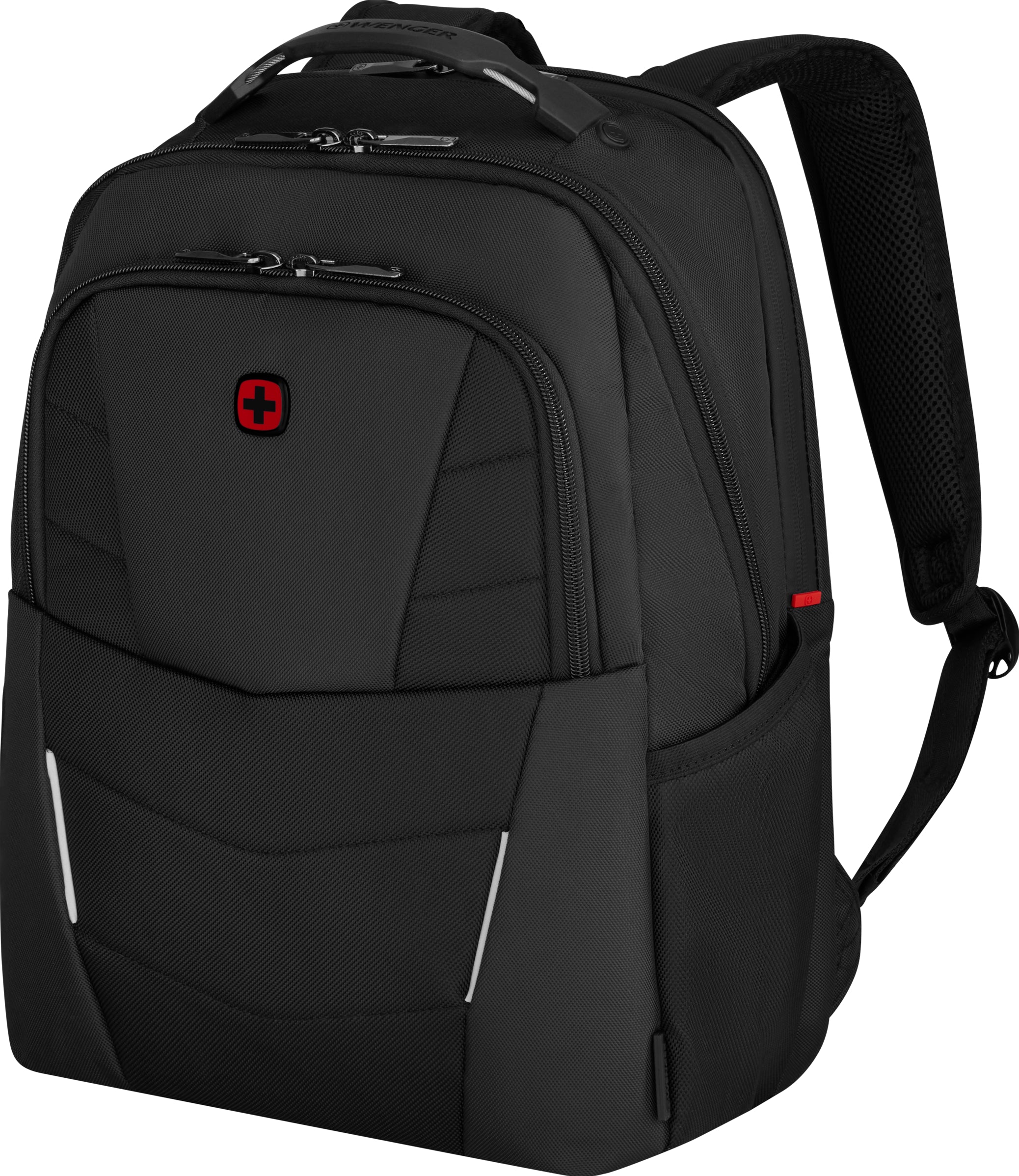 Wenger/SwissGear Wenger Altair Laptop-Rucksack – für 15,6", mit Tablet-Fach, rPET-Polyester – Schwarz