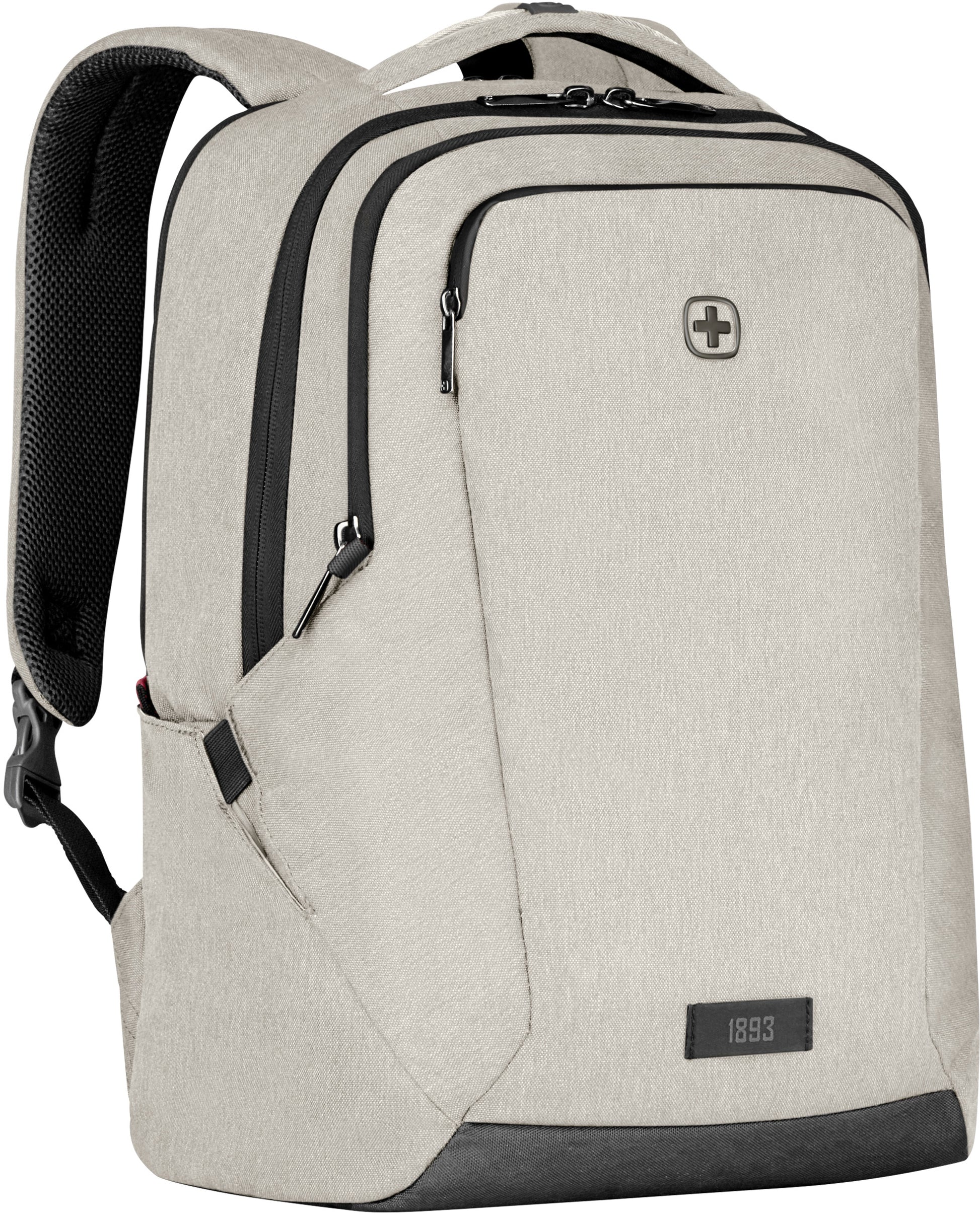 Wenger/SwissGear Wenger MX Professional Laptop-Rucksack 16" – Anti-Diebstahl-Verschluss, erweiterbar – Beige