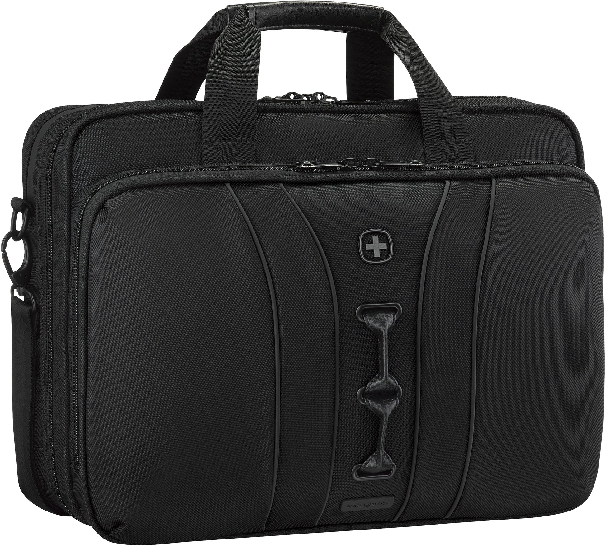 Wenger/SwissGear Wenger Legacy Black Series 653630 – 16" Notebooktasche, rPET, Schwarz