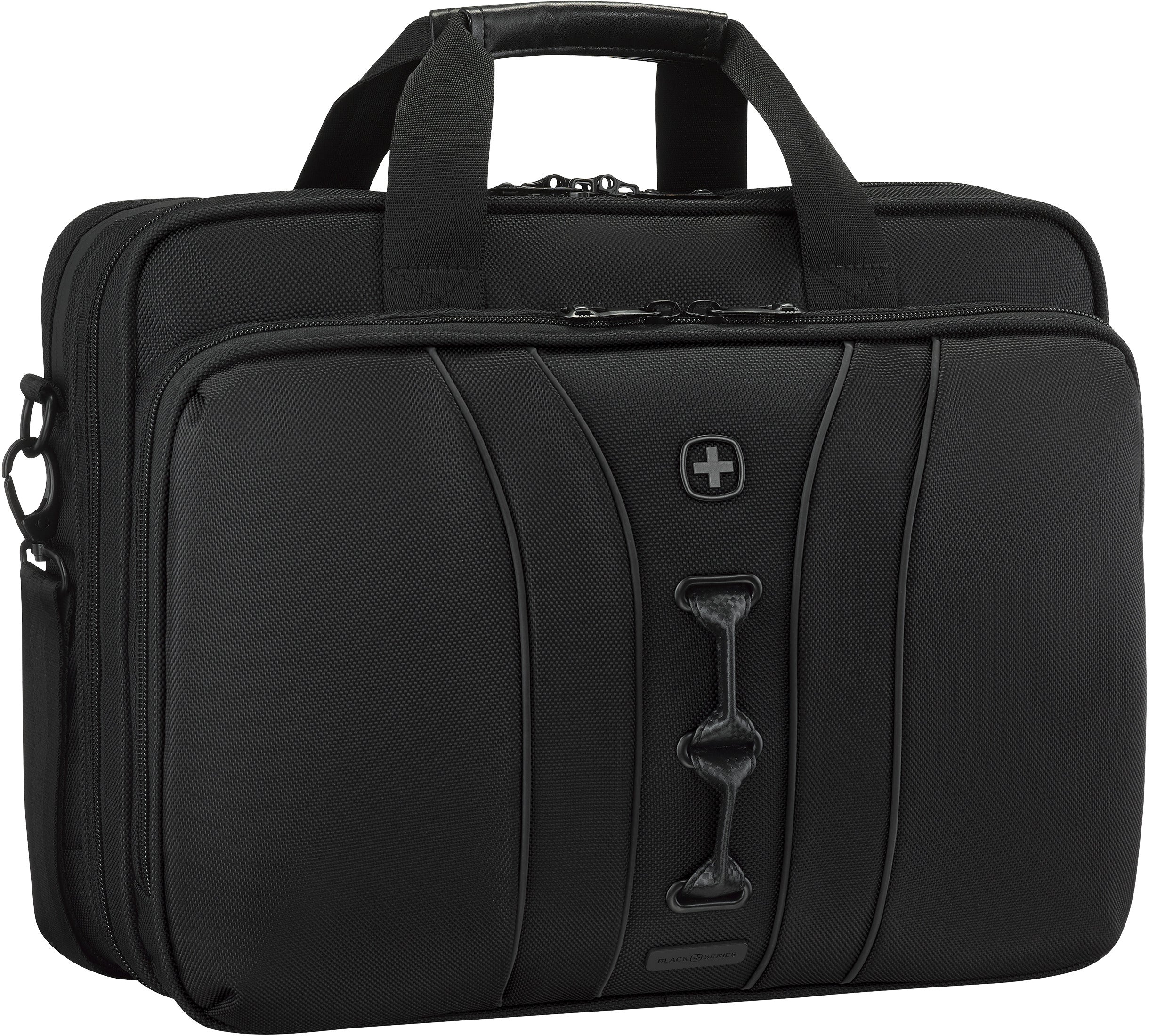 Wenger/SwissGear Wenger Legacy Black Series 653630 – 16" Notebooktasche, rPET, Schwarz