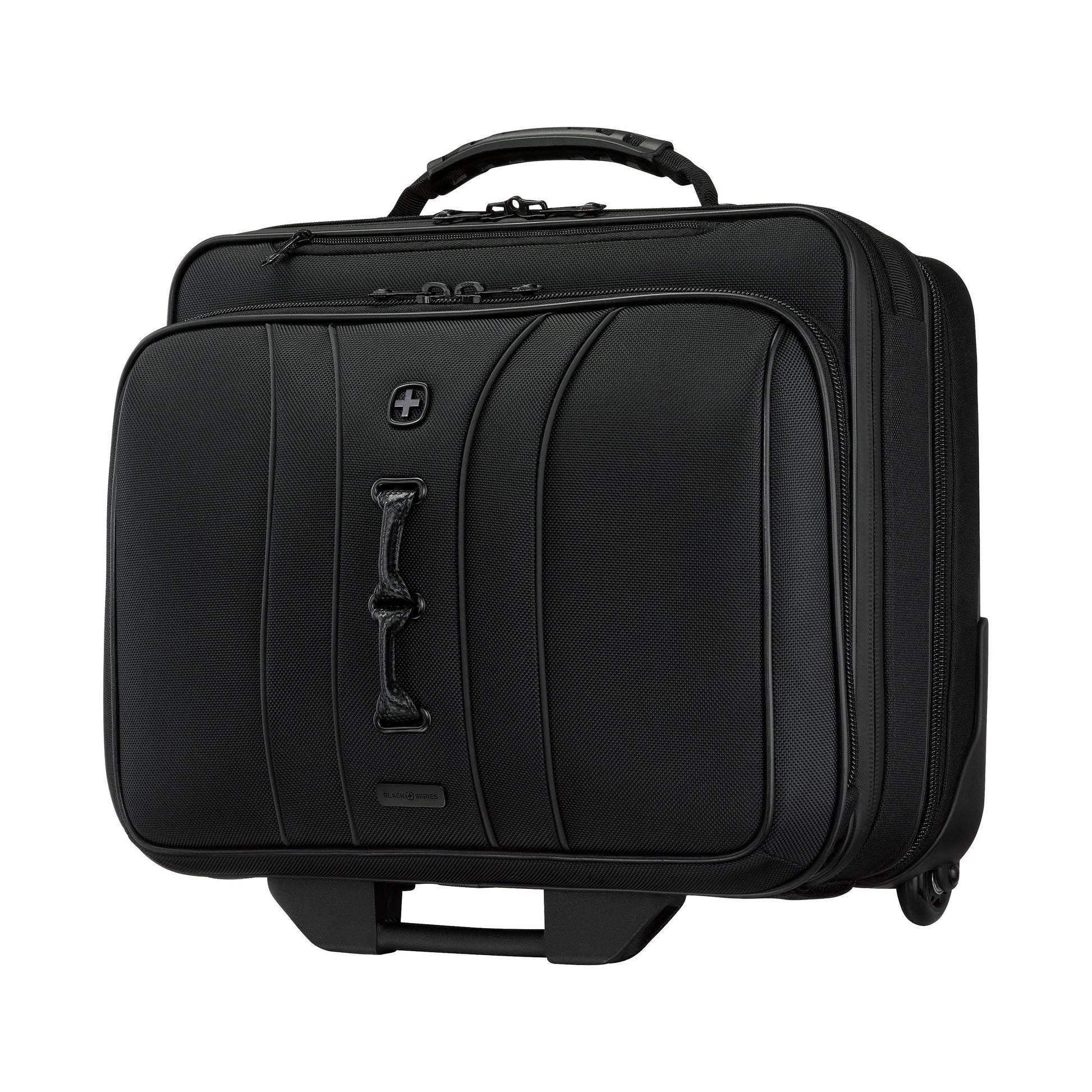 Wenger/SwissGear Wenger Notebook-Tasche für Laptops bis 15,6" – abschliessbar, mit Rollen – Schwarz