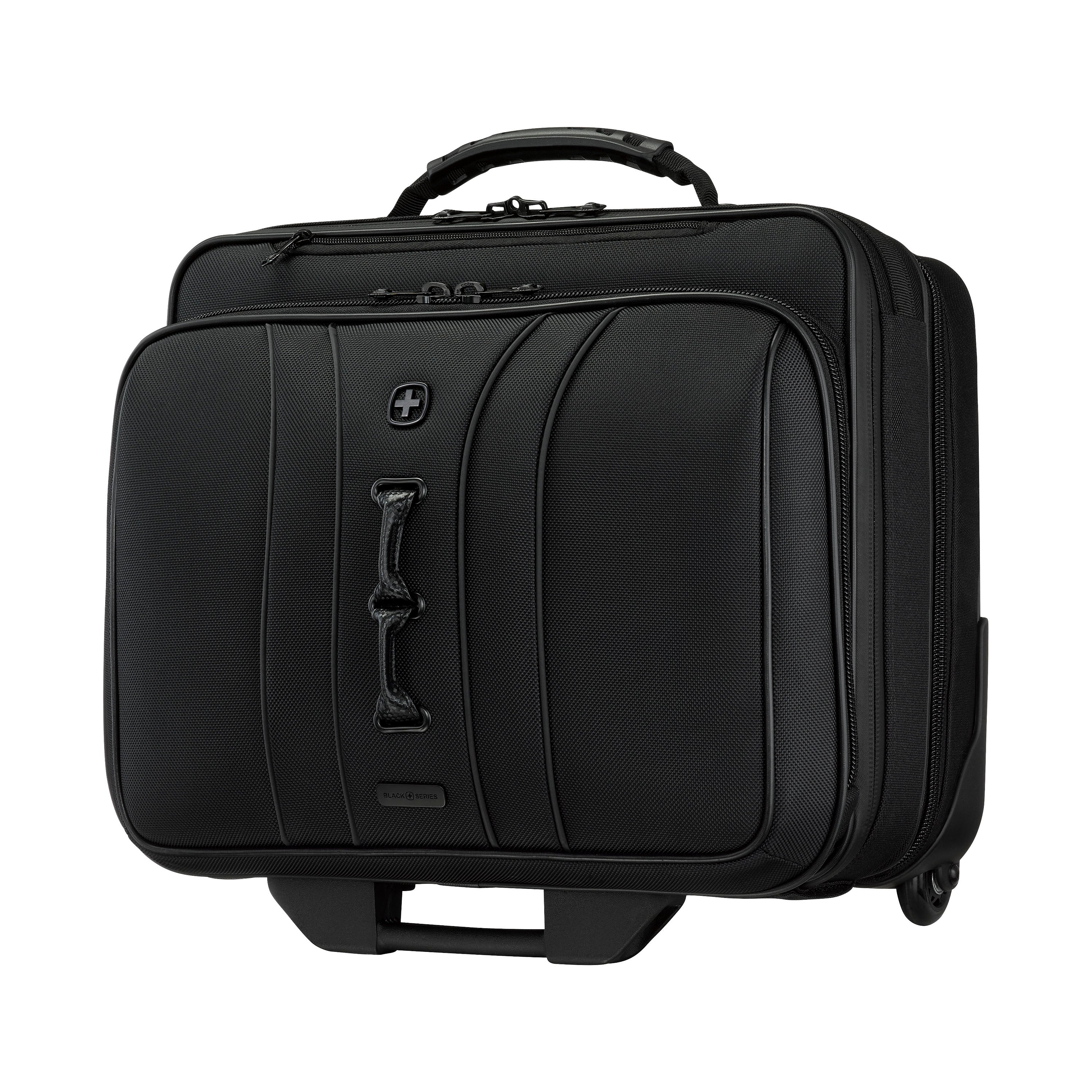 Wenger/SwissGear Wenger Notebook-Tasche für Laptops bis 15,6" – abschliessbar, mit Rollen – Schwarz