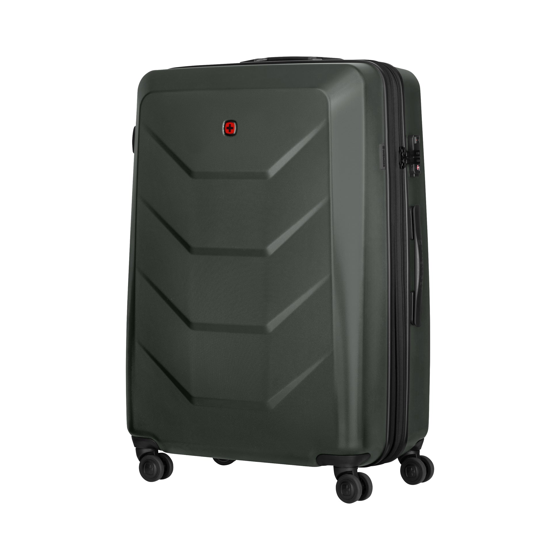 Wenger/SwissGear Wenger Prymo Large – Trolley Hartschale, 93 l, erweiterbar, 4 Doppelrollen, TSA-Schloss, Anthrazit