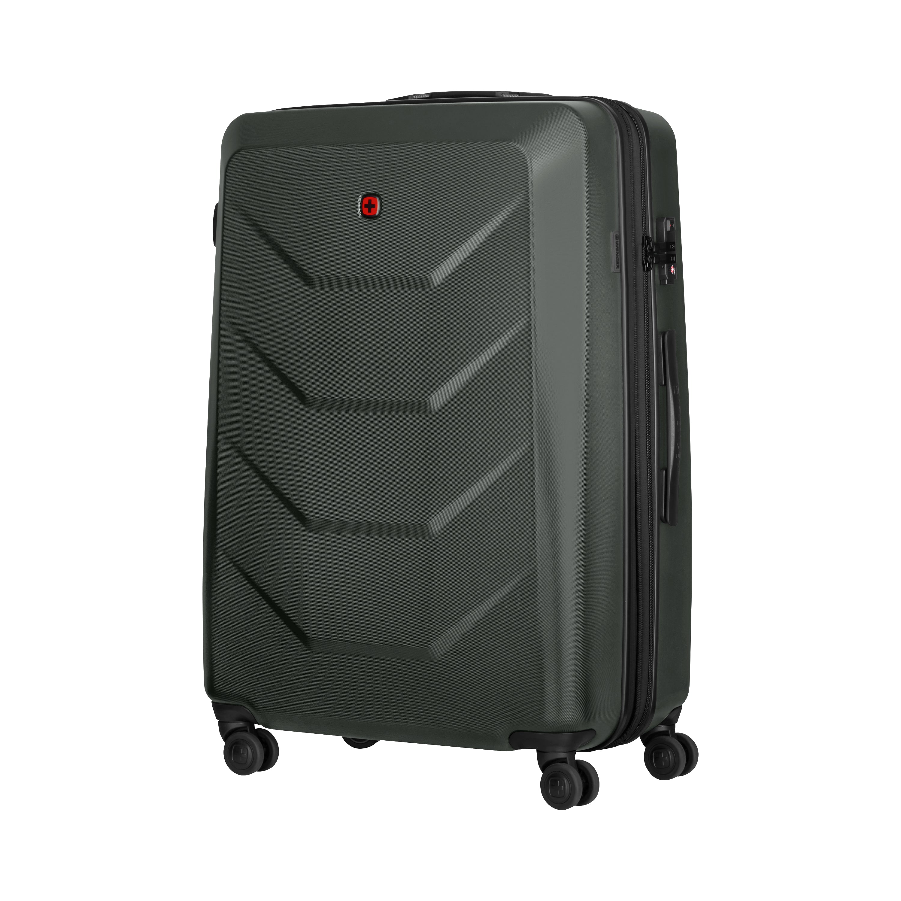 Wenger/SwissGear Wenger Prymo Large – Trolley Hartschale, 93 l, erweiterbar, 4 Doppelrollen, TSA-Schloss, Anthrazit
