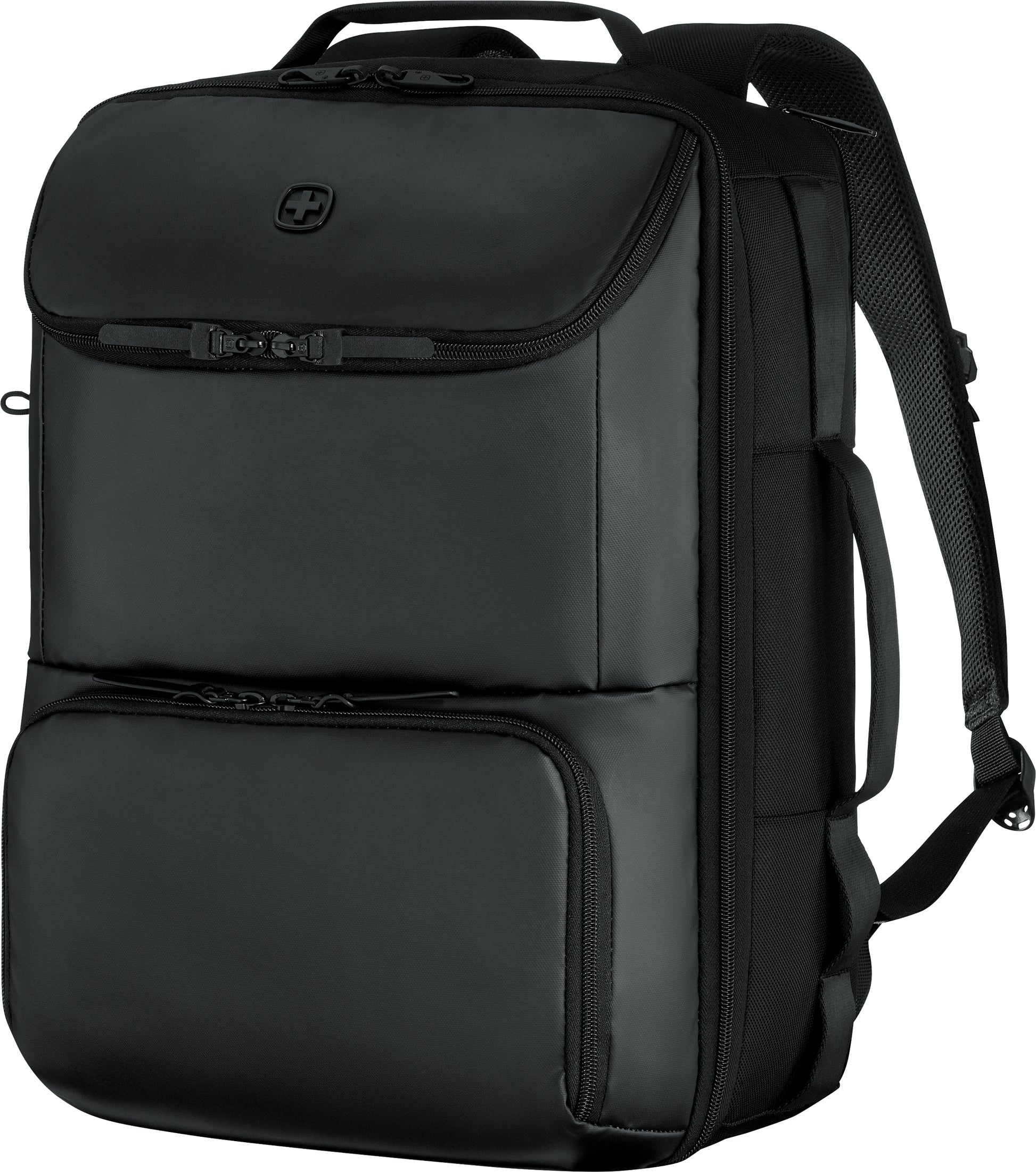 Wenger/SwissGear WENGER UrbanOne 653888 Notebook-Rucksack – für 15,6", wasserabweisend, rPET-Polyester – Schwarz