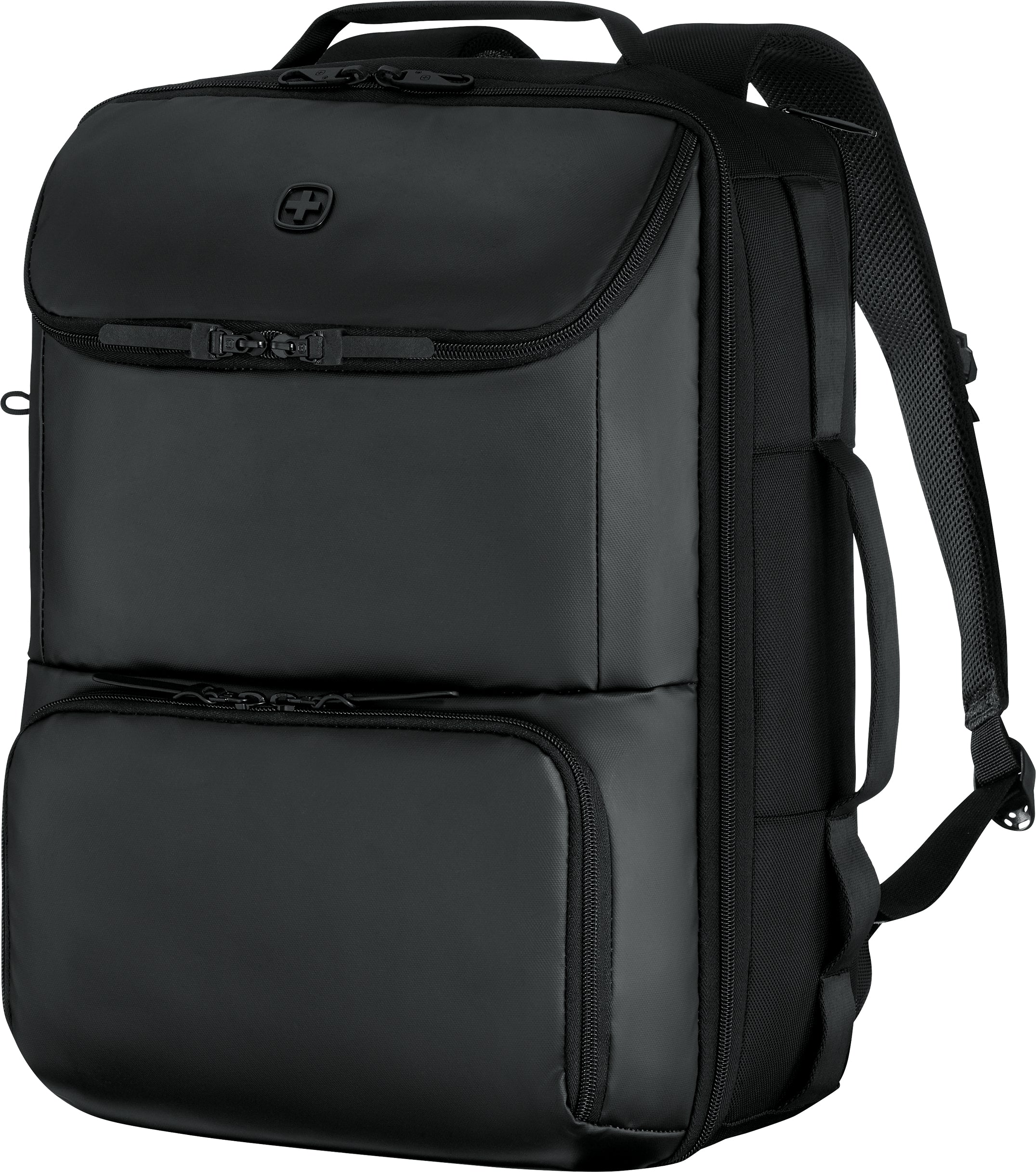 Wenger/SwissGear WENGER UrbanOne 653888 Notebook-Rucksack – für 15,6", wasserabweisend, rPET-Polyester – Schwarz