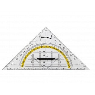 Westcott Geodreieck, 13,9 cm – mit abnehmbarem Griff