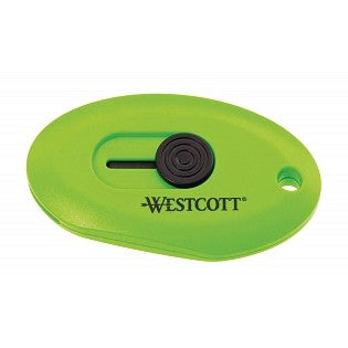 Westcott Sicherheitsmesser mit 31 mm Keramikklinge, automatisch einziehbar, grün