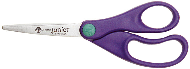 Westcott Kinderschere 17,6 cm, abgerundet, für Rechtshänder, grosser Griff, farbig sortiert