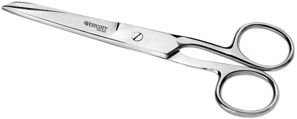 Westcott Schere 12,0 cm, spitz, für Rechtshänder – Edelstahl, ergonomischer Griff