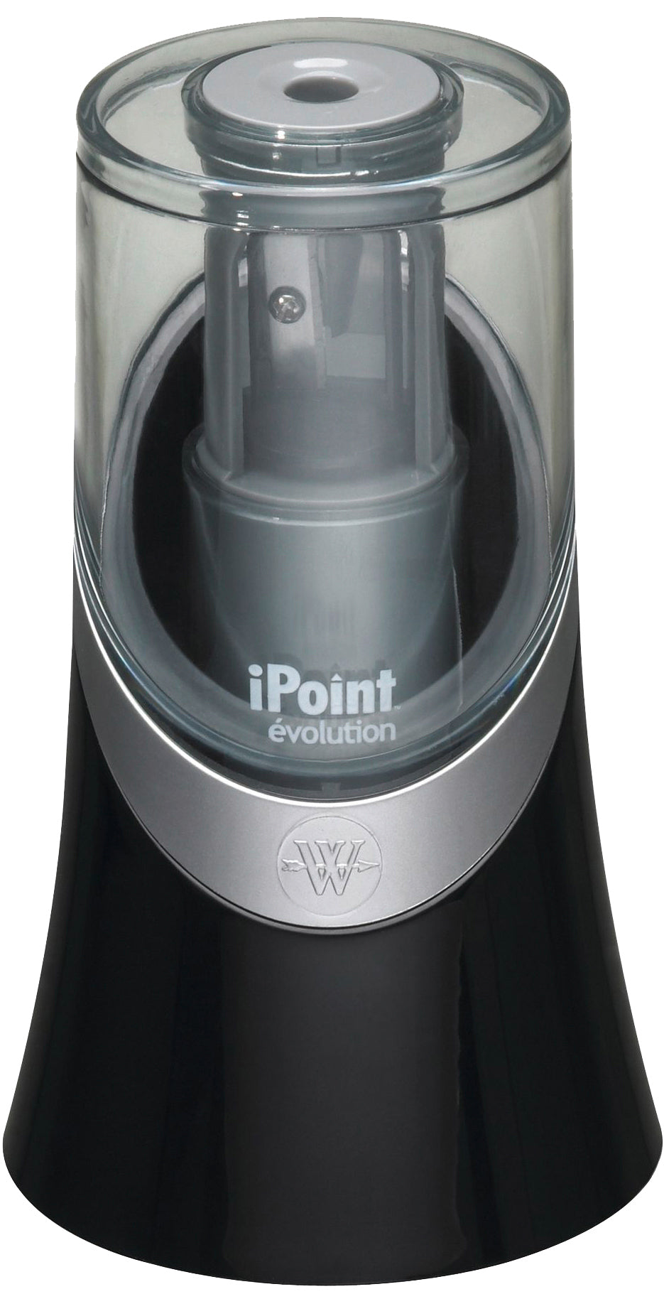 Westcott iPoint Evolution E-5503000 Elektro-Spitzmaschine – batteriebetrieben (4×AA) – schwarz