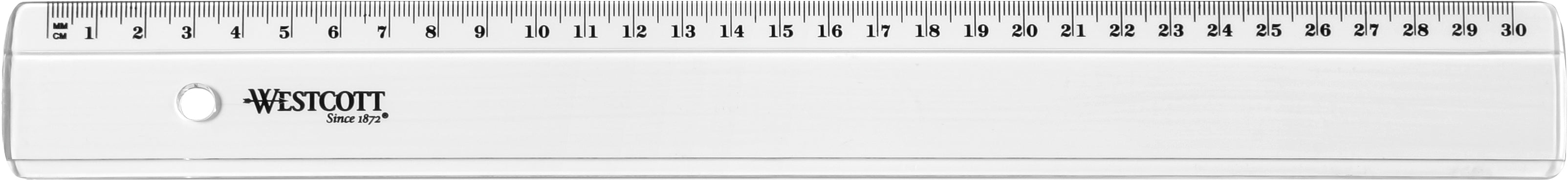 Westcott Lineal – Kunststoff – 20,7 cm – flexibel